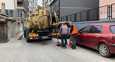 Kanalizasyon Hatlarına Yoğun Temizlik Çalışması 