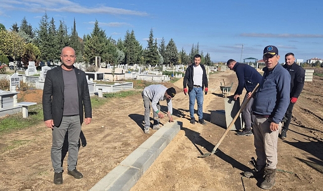 Kavaklı Mezarlığında Çalışmalar Sürüyor