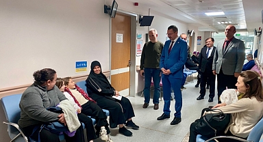 Kaymakam Özderin’den Hastane Ziyareti 