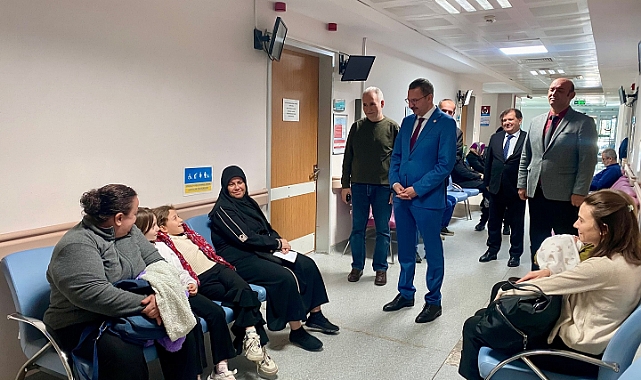 Kaymakam Özderin'den Hastane Ziyareti