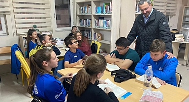 Kaymakam Özderin'den Öğrencilere Gece Ziyareti