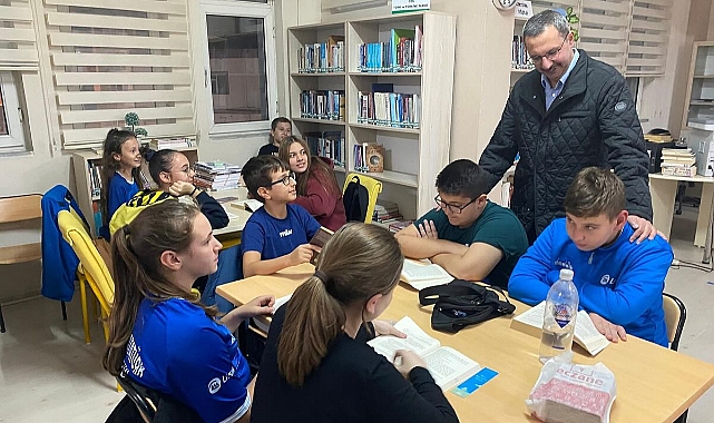 Kaymakam Özderin'den Öğrencilere Gece Ziyareti