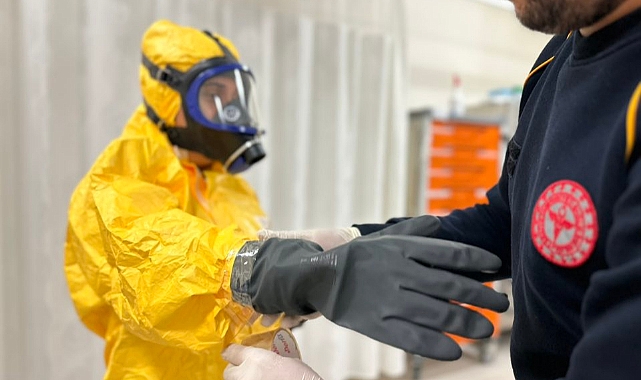 Kırklareli Eğitim ve Araştırma Hastanesi'nde KBRN Tatbikatı Yapıldı