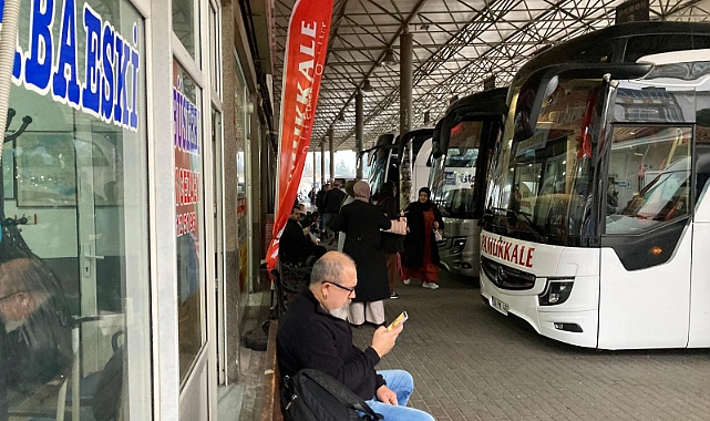 Kırklareli Otogarı Ara Tatil Dönüşünde Yoğunluk Yaşadı