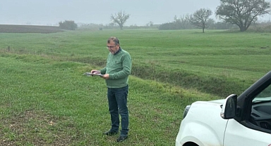 Lüleburgaz'da Arazi Kontrol Çalışmaları Sürüyor