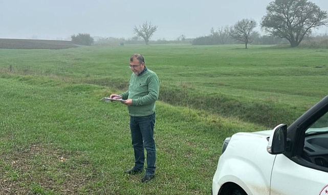 Lüleburgaz'da Arazi Kontrol Çalışmaları Sürüyor