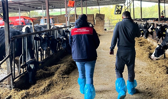 Pınarhisar'da Ari Hayvancılık İşletmesine Denetim Ziyareti