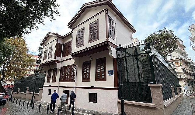 Restore edilen Atatürk'ün Selanik'te doğduğu ev, Bakan Ersoy'un katıldığı törenle açıldı