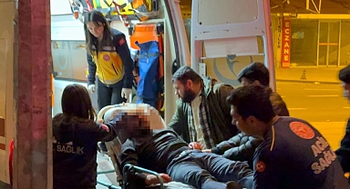 Tartıştığı kişiler darbetti, hastaneye kaldırıldı