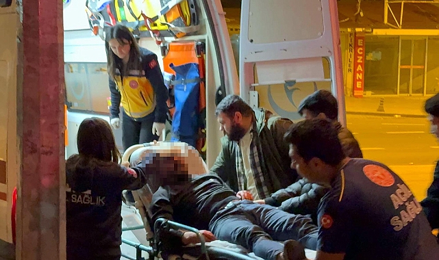 Tartıştığı kişiler darbetti, hastaneye kaldırıldı