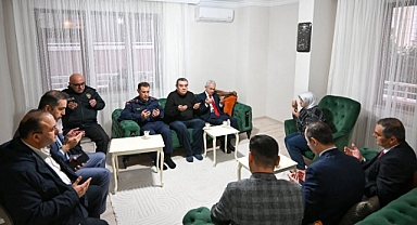 Vali Turan, Şehit İsmail Öztürk'ün Ailesini Ziyaret Etti