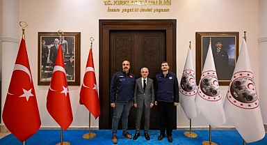 Vali Turan, TOKİ Yetkililerini Makamında Ağırladı