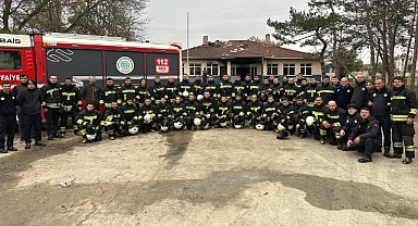 YENİ İTFAİYE ERLERİNE YANGIN EĞİTİMİ VERİLDİ