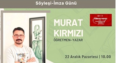 Babaeski Atatürk Ortaokulu’nda Yazar Murat Kırmızı ile Söyleşi ve İmza Günü