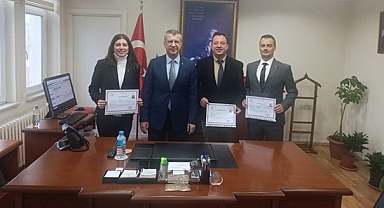 Babaeski’de Kamu Personeline Başarı Belgesi