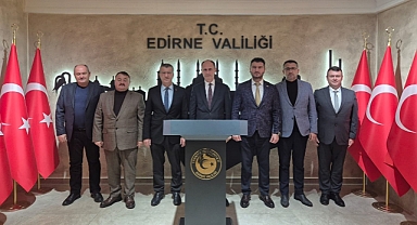 Babaeski Heyetinden Edirne Vali Yardımcısı Sıdkı Zehin’e Ziyaret