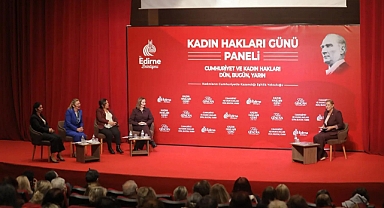 BAŞKAN FİLİZ GENCAN: “CUMHURİYET BİR KADIN DEVRİMİ, EDİRNE BU DEVRİMİ GERÇEKLEŞTİREN BİR ŞEHİRDİR”