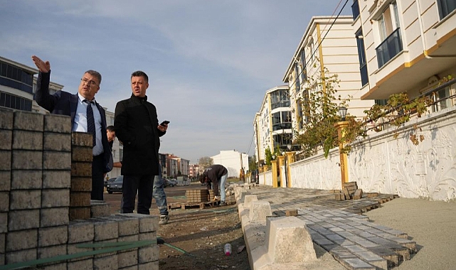 Başkan Sarıkurt Havuzlar Mahallesi'ndeki Çalışmaları Yerinde İnceledi