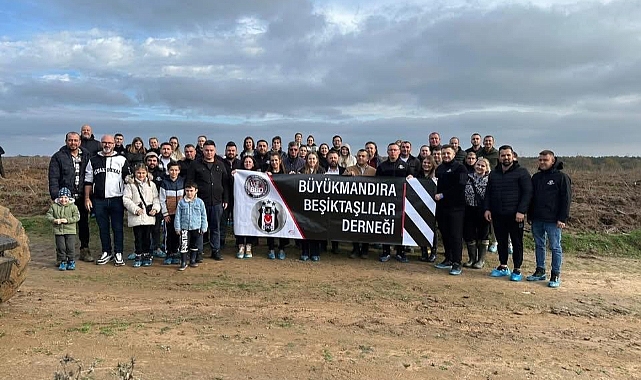 Büyükmandıra Beşiktaşlılar Derneği’nden Yeniköy’de Ağaçlandırma Etkinliği
