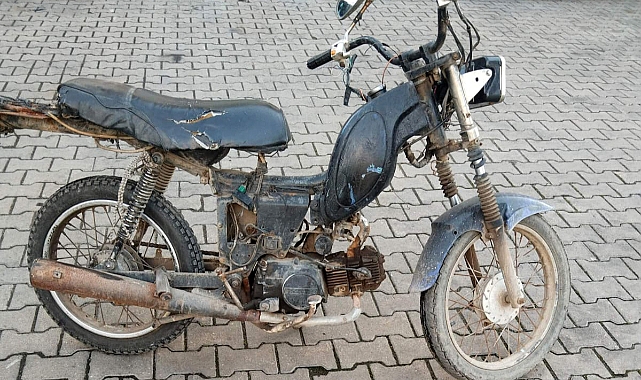 Çalıntı motosikletin ehliyetsiz sürücüsüne 19 bin lira ceza