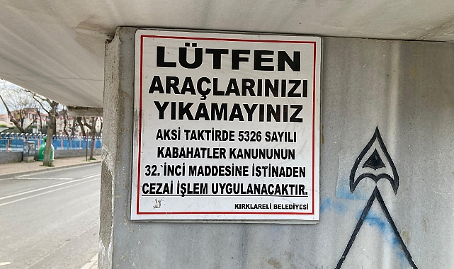 Çeşmelerde Araç Yıkayana Ceza Uyarısı