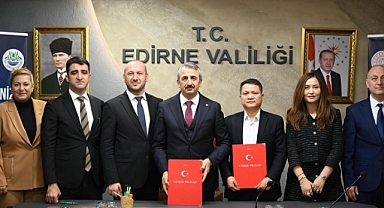 Edirne OSB'ye yatırım yapacak Çinli firma, 1660 kişiyi istihdam edecek