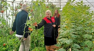 Ertuğrul Köyünde Örtü Altı Üretime Teknik Destek Ziyareti