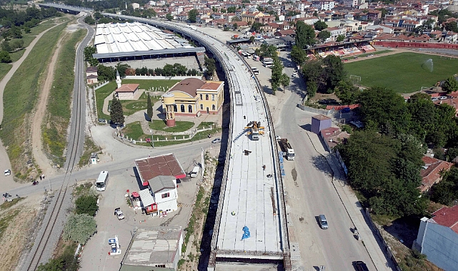 Halkalı-Kapıkule Hızlı Tren Hattı'nda Edirne etabının yüzde 98'i tamamlandı
