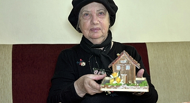 İnşaat ustası babasının yaptığı eski Edirne evlerini, rölyefle buluşturdu