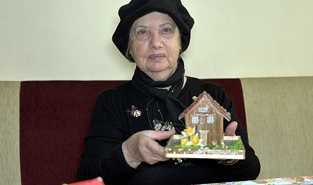 İnşaat ustası babasının yaptığı eski Edirne evlerini, rölyefle buluşturdu