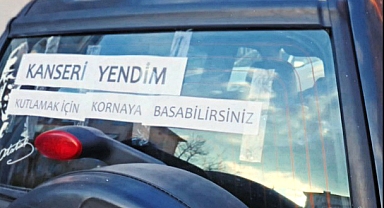 Kanseri yenen mimar, sevincini trafikte korna çalarak kutladı