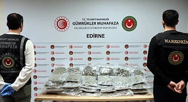 Kapıkule'de otomobilde 22 kilo esrar ele geçirildi