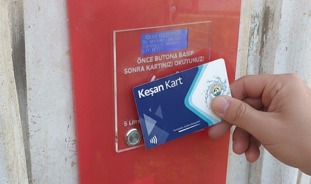 Keşan’da hayır çeşmelerinde kartlı sisteme geçilecek