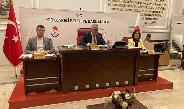 Kırklareli Belediye Meclisi Aralık Ayı Toplantısı Gerçekleştirildi
