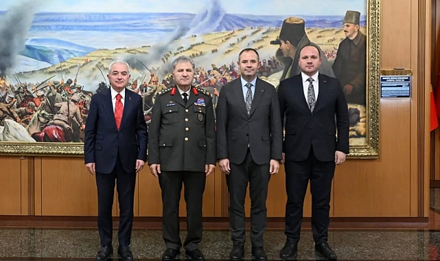 Kırklareli Heyetinden Kara Kuvvetleri Komutanı’na Ziyaret