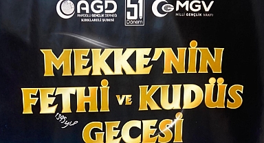 Mekke’nin Fethi ve Kudüs Gecesi Düzenlenecek 