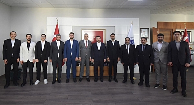 ÖNDER GENEL BAŞKANI CEYLAN, REKTÖR ŞAHİN’İ ZİYARET ETTİ