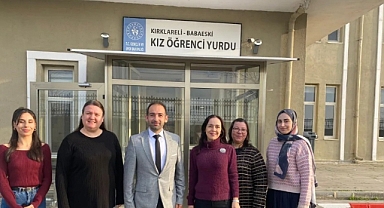 Özmen Akın’dan Babaeski KYK Kız Öğrenci Yurdu’na İade-i Ziyaret