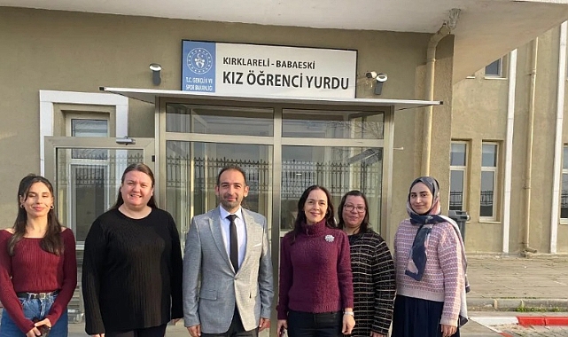 Özmen Akın’dan Babaeski KYK Kız Öğrenci Yurdu’na İade-i Ziyaret