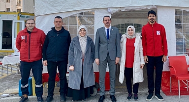 Pınarhisar’da Kızılay Kan Bağışına Destek