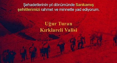 Sarıkamış Şehitleri Rahmetle Anıldı 