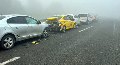 Tekirdağ’da 5 araçlı zincirleme kaza; 3 yaralı
