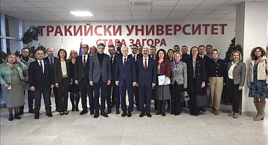 TRAKYA ÜNİVERSİTESİNDEN BULGARİSTAN’DAKİ İKİ ÜNİVERSİTEYE ZİYARET