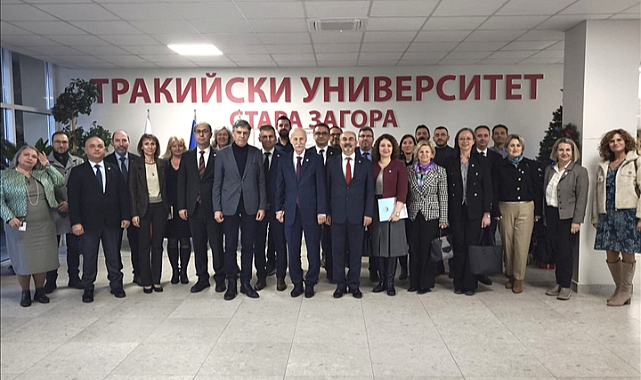 TRAKYA ÜNİVERSİTESİNDEN BULGARİSTAN’DAKİ İKİ ÜNİVERSİTEYE ZİYARET