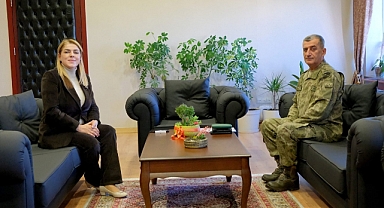 Tuğgeneral Erdal Köse’den KLÜ Rektörü Prof. Dr. Rengin Ak’a Nezaket Ziyareti