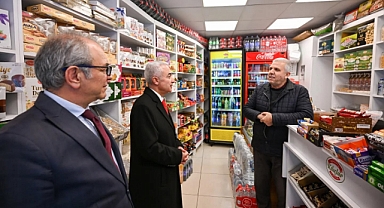 Vali Turan'dan Esnaf ve Vatandaş Ziyaretleri