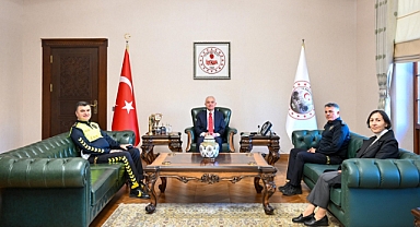 Vali Turan, Edirne Emniyet Müdürü Ayhan’ı Ağırladı
