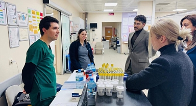 Babaeski Devlet Hastanesi Yönetiminden Hafta Sonu Nöbetine Yerinde Ziyaret