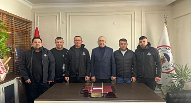 Büyükmandıra Beşiktaşlılar Derneği’nden Başkan Çakıcı’ya Hayırlı Olsun Ziyareti