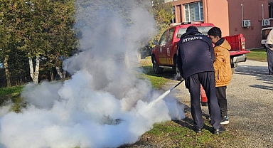 Çocuklar ve Personel İçin Yangın Tatbikatı 